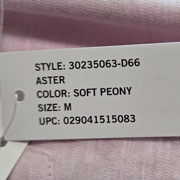 Gloria Vanderbilt* Button-up Long Sleeve Shirt* Color: Soft Peony* Size: M - Picture 8 of 10